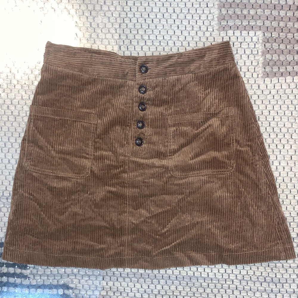 Lost&Wander Corduroy Mini Skirt Size M